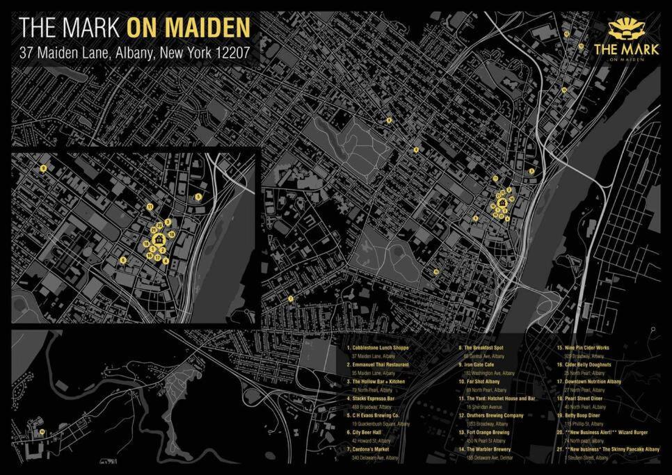 Downtown Albany 1 Bed + Workstation @ Maiden Lane Lejlighed Eksteriør billede